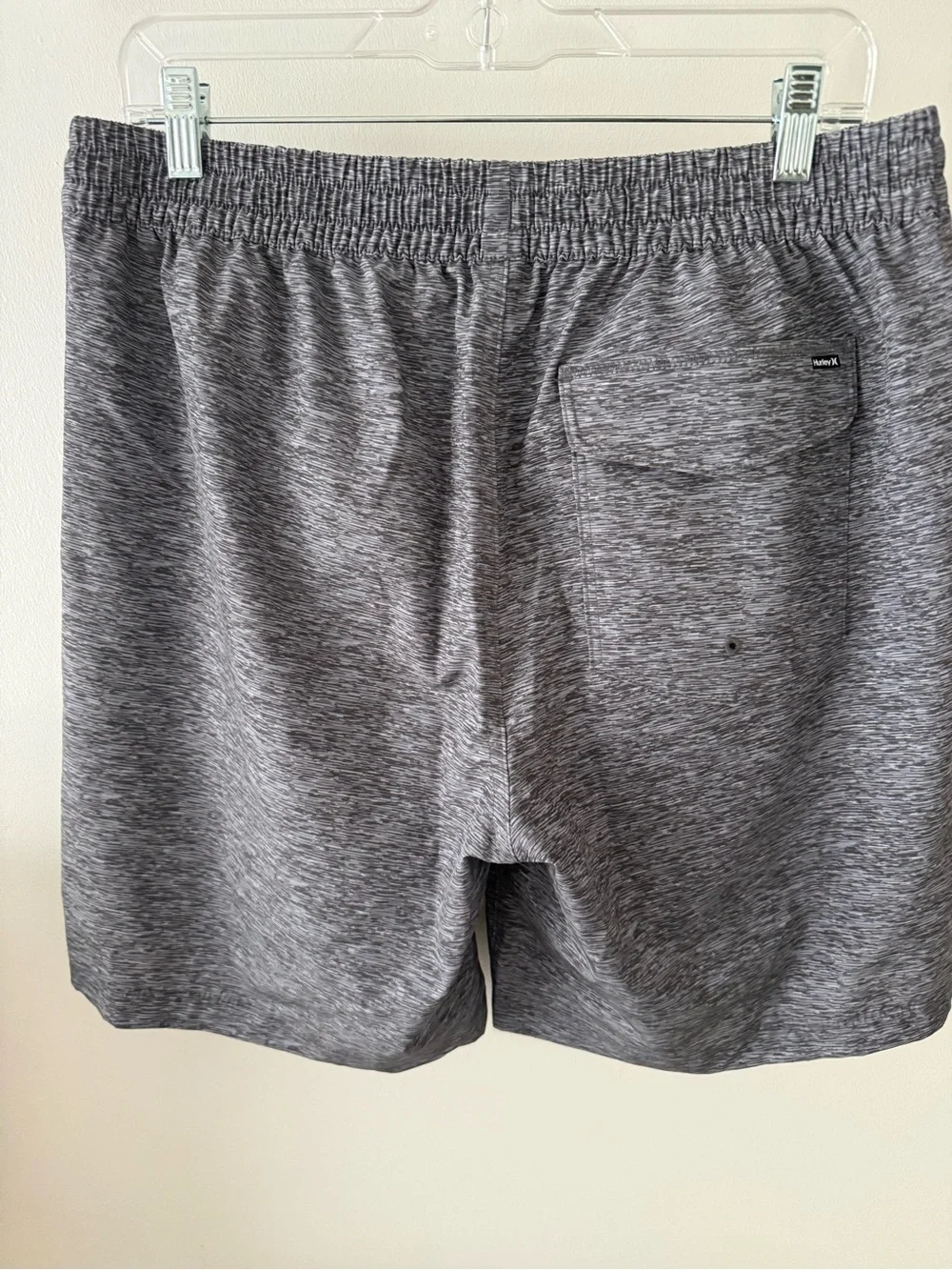 Hurley Men’s Heathered Charcoal Athletic Shorts